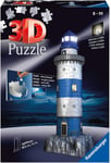 RAVENSBURGER - Puzzle 3D Phare illuminé – 216 Pièces -  - RAV125777