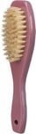 TRIXIE Brosse pour chats - soin doux grâce aux poils naturels - massage et brillance - pour poils longs et courts - bois - vieux rose - 5 x 18 cm - 23129