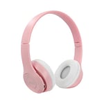 Mobitek Pink Wireless Headphones | Bluetooth Wireless Connection | 3.5mm AUX Cable included for Wired Connection | 6-Hour Play Time | On Board Controls