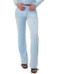 Juicy Couture Del Ray Classic Velour Pant Pocket Design W Powder Blue (Storlek XS)