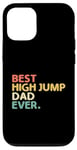 Coque pour iPhone 12/12 Pro Best High Jump Dad Ever High Jumping Track And Field Athlète