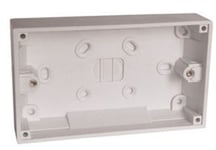 Surface Mount Pattress Back Box for 2 Gang Plug Socket