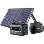 Pack complet station d'énergie 1200 Watts + panneau solaire 200 watts + sacoche Ugreen