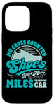 Coque pour iPhone 14 Pro Max Mes chaussures de cross-country ont plus de milles pour