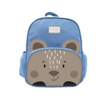 Nuvita 8741 | Sac à Dos Enfant | Sac de Rangement | Sac avec Compartiments | Sac à Dos Ergonomique | Sac à Dos avec Bretelles Réglables pour Enfants en Âge Préscolaire | (3-6 ans) | Azzurro/Orsetto