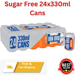 IRN-BRU Fizzy Drink Cans 330Ml Pack of 24 Regular,Sugar Free,Xtra Taste No Sugar