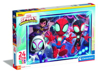 Clementoni Pussel 24 Bitar Maxi Super Colour Spidey Och Super Buddies