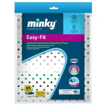 Medium Ironing Board Cover Polka Dots Elastic Easy Fit Minky Washable 110x35cm