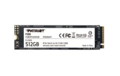 patriot patriot p300 - solid-state-disk - 512 gb - pci express 3.0 x4 (nvme) noir