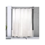 Spirella - Barre tringle pour rideau de douche ou baignoire extensible sans perçage en Alu kreta 75-125cm Finition Brillante Argent