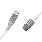 GREEN E - Cable Ecoconçu USB-C vers USB-C - 1,20 m - Blanc