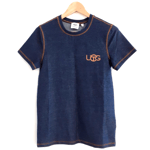 UGG X TELFAR Women's Denim Logo Tee Blue Extra Small New w/ Tags