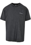 Urban Classics Men's Oversized Small Embroidery tee T-Shirt, Black, XL