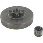 Pignon étoile 3/8 - 7 dents adaptable pour tronçonneuse DOLMAR modèles 112, 113, 114, 116, 117, 119, 120, 116SI, 120Super