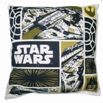 Coussin Star Wars Bassetti 40x40 Faucon Millenium rembourré