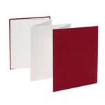 BookBinders Design Accordion Photo 150x187 Rose Red