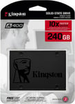 Disque Dur Externe Interne KINGSTON SSD 240GO A400 2,5" SATA 3 USB PC Portable