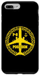 Coque pour iPhone 7 Plus/8 Plus P-8 Poseidon Avion militaire vintage vieilli