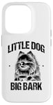 Coque pour iPhone 14 Pro Little Dog Big Bark Poméraniens Chien Poméranien