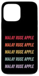 Coque pour iPhone 13 Pro Max Pomme rose malaise