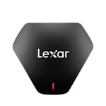 Lexar-Lecteur de cartes USB 3.1 professionnel,multi-cartes,3 en 1,style RW500,haute vitesse,lecteur de carte de type C pour SD,micro SD,CompactFlash - Type black 500