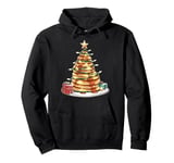 Pancake Pile Pancake Maker Christmas Hat Xmas Pullover Hoodie