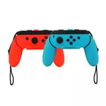 (2 Pack) For Switch Joy-Con | Controller Grip | Red / Blue