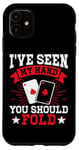 Coque pour iPhone 11 Jeu de cartes de poker Jetons de jeu Bluff