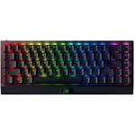 Razer BlackWidow V3 Mini HyperSpeed (Green Switch) - Wireless 65% Mechanical Gaming Keyboard (Clicky Mechanical Switches, Bluetooth, USB-C, Doubleshot ABS Keycaps) US Layout | Black