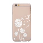 White Dandelion Hard Back Plastic Case Cover Skin For  6 Plus 5.5 Inch W7B71937