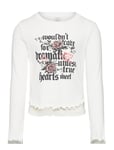 Top Long Sleeve With Mesh Tops T-shirts Long-sleeved T-shirts White Lindex
