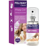 Feliway Classic 60ml Spray, 60ml Anxiety Relief Feliway Classic Pheromone Spray For Cats With Approximately 50 Uses, Calm Your Cat And Reduce Behavioural Issues And Stress With Feliway Classic