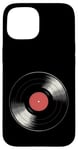 Coque pour iPhone 15 Tourne-disque vinyle rétro