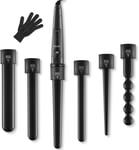 Quality Curling  Wand  Tong  Hair  Curlers  Set  6  in  1  Curling  Irons  with