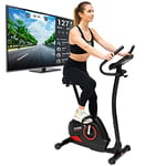 CARE FITNESS - Vélo d’Appartement - CV-357-10 Fonctions, 21 Programmes - Masse d’Inertie 7 kg - Freinage Magnétique - Vélo de Biking Élégant et Performant - Cardiofréquencemètres