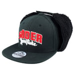 Söder Sportfiske Vintage Black Ear Flap Snapback