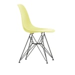 Vitra - Eames RE Plastic Chair DSR 92 Citron, Basic Dark Base - Charles & Ray Eames - Gul - Metall/Plast