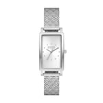 Skagen Hagen Montre pour Femmes, Mouvement à Quartz, Bracelet en Acier Inoxydable Ou en Cuir, Ton Argenté, 43Mm