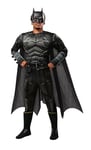 RUBIE'S DC Officiel - THE BATMAN - Déguisement de Luxe pour Adultes - Taille XL - Costume avec Combinaison à Manches Longues, Cape et Masque