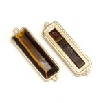 Erotin-Tiger Eye 34x10mm 1 kpl (F13D3051)