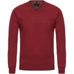 Sweat-shirt Casa Moda  Pull Col-V Bordeaux