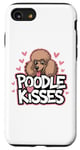 Coque pour iPhone SE (2020) / 7 / 8 Cute Caniche Kisses Puppy Dog Lover Fur Mama