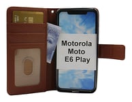 New Standcase Wallet Motorola Moto E6 Play (Brun)