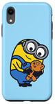 Coque pour iPhone XR Minions Cute Bob Favorite Teddy Bear Portrait