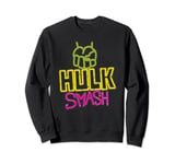 Marvel Hulk Smash 90s Neon Sweatshirt