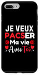 Coque pour iPhone 7 Plus/8 Plus veux tu te pacser avec moi demande pacs originale pacsé DUO