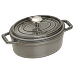 Staub La Cocotte Pata Ovaali 17 cm, Valurauta Grafiitinharmaa 40509-481-0