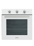 Indesit Aria Ifw6330Whuk 60Cm Wide Built-In Single Electric Oven - White - Oven With Installation