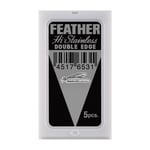 Feather Double Edge Blades Black ( 5 st)