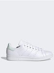 adidas Originals Stan Smith Shoes - White, White/Green/Black, Size 5, Women